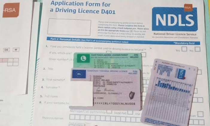 Irish Driving Licence Application